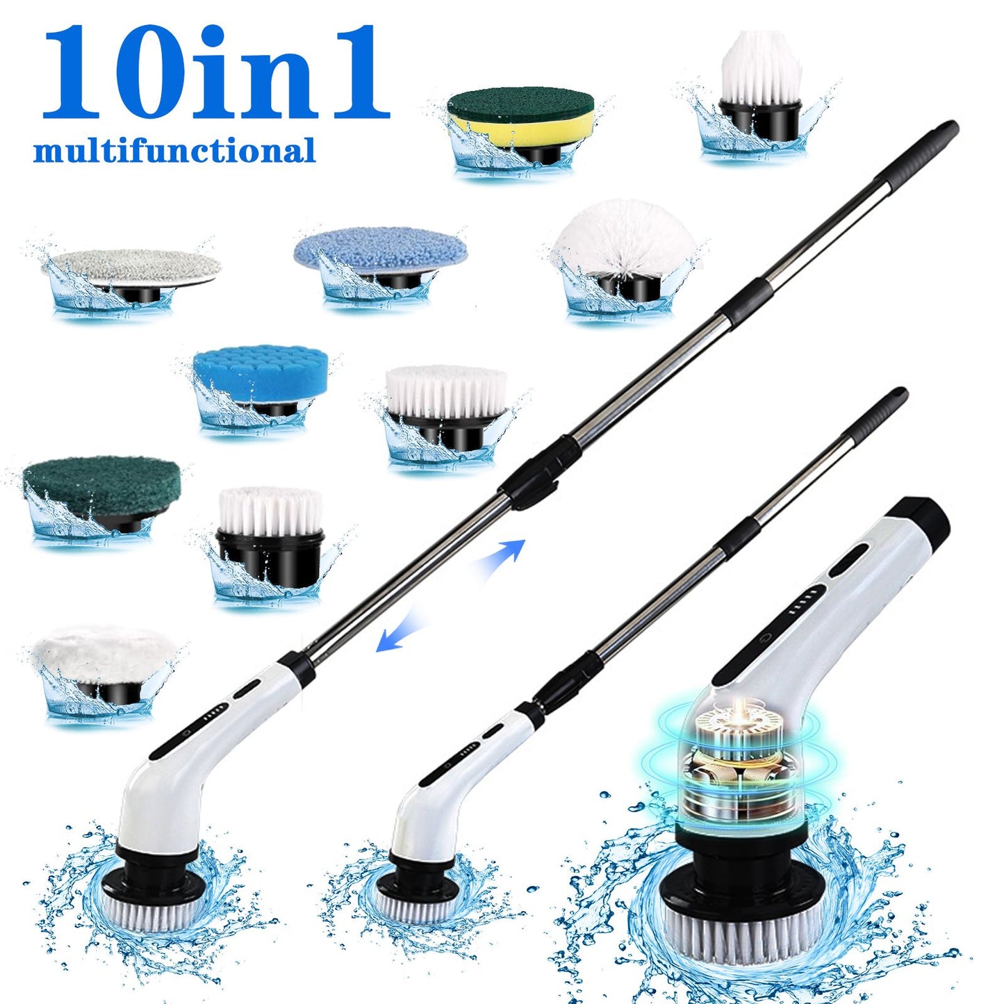 10 in 1 Electric Spin Scrubber